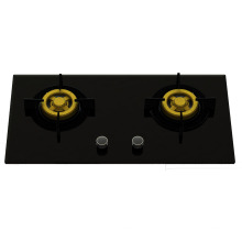 Supreme Two Brass Burner Gas Stove (8mm Glass)